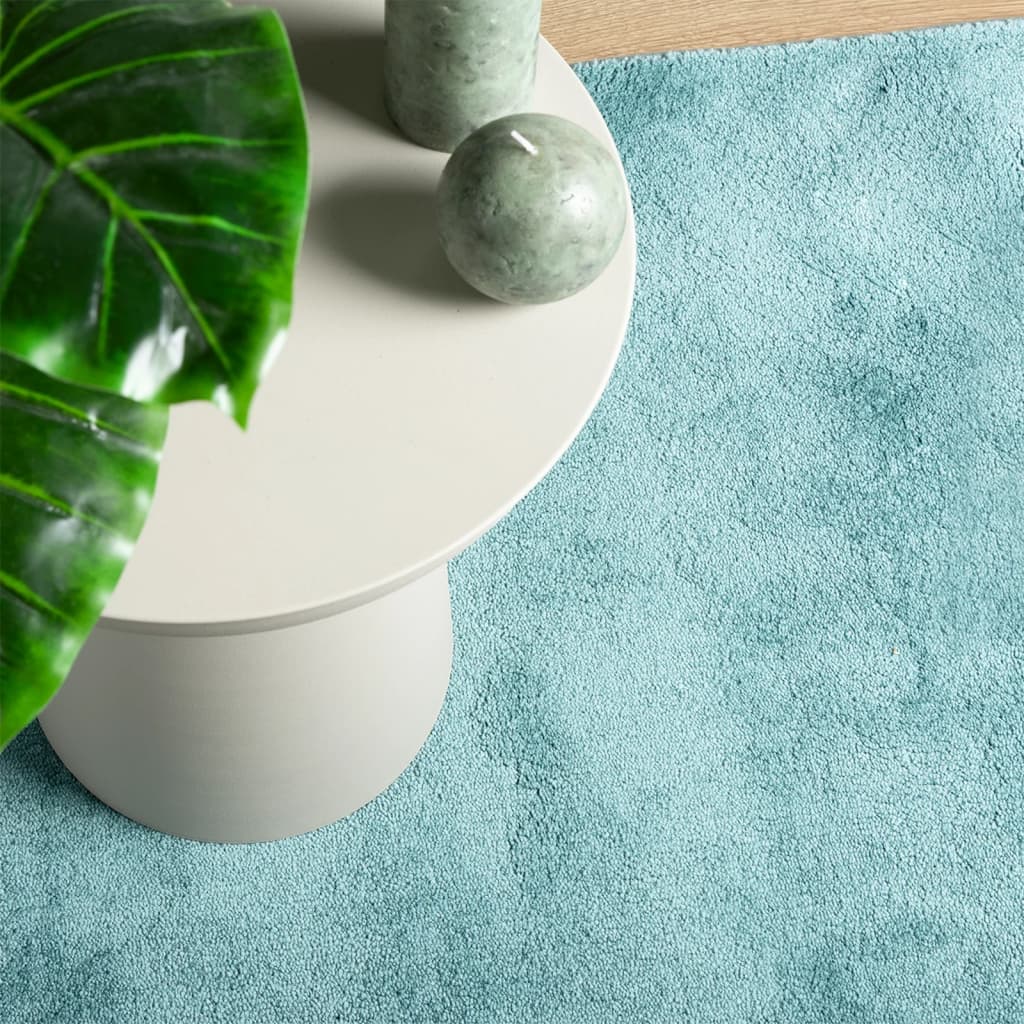 Teppich OVIEDO Kurzflor Anthrazit 120x120 cm