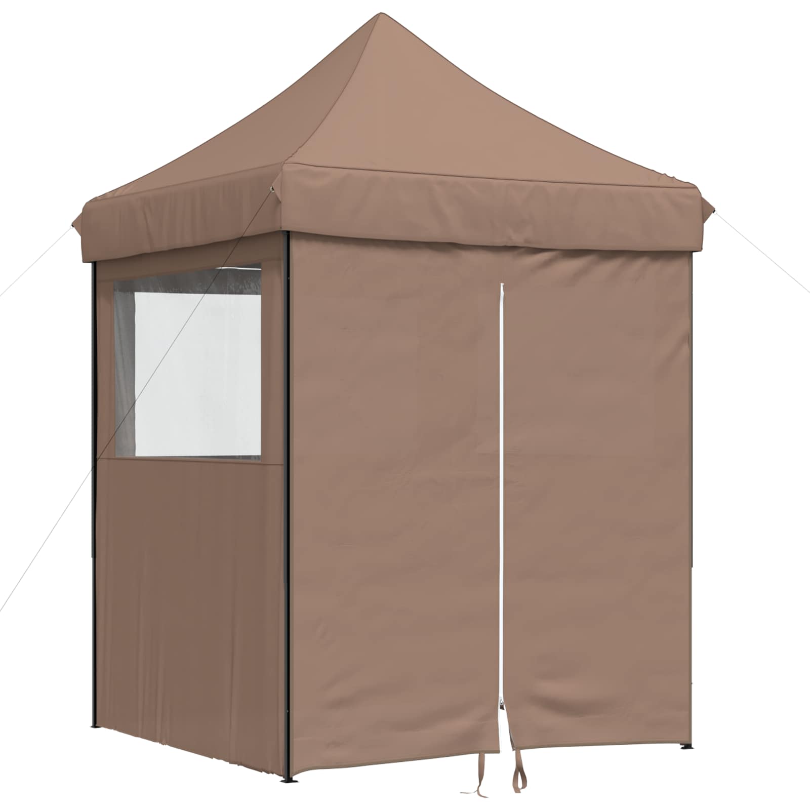 Partyzelt Faltbar Pop-Up Schwarz 200x200x306 cm