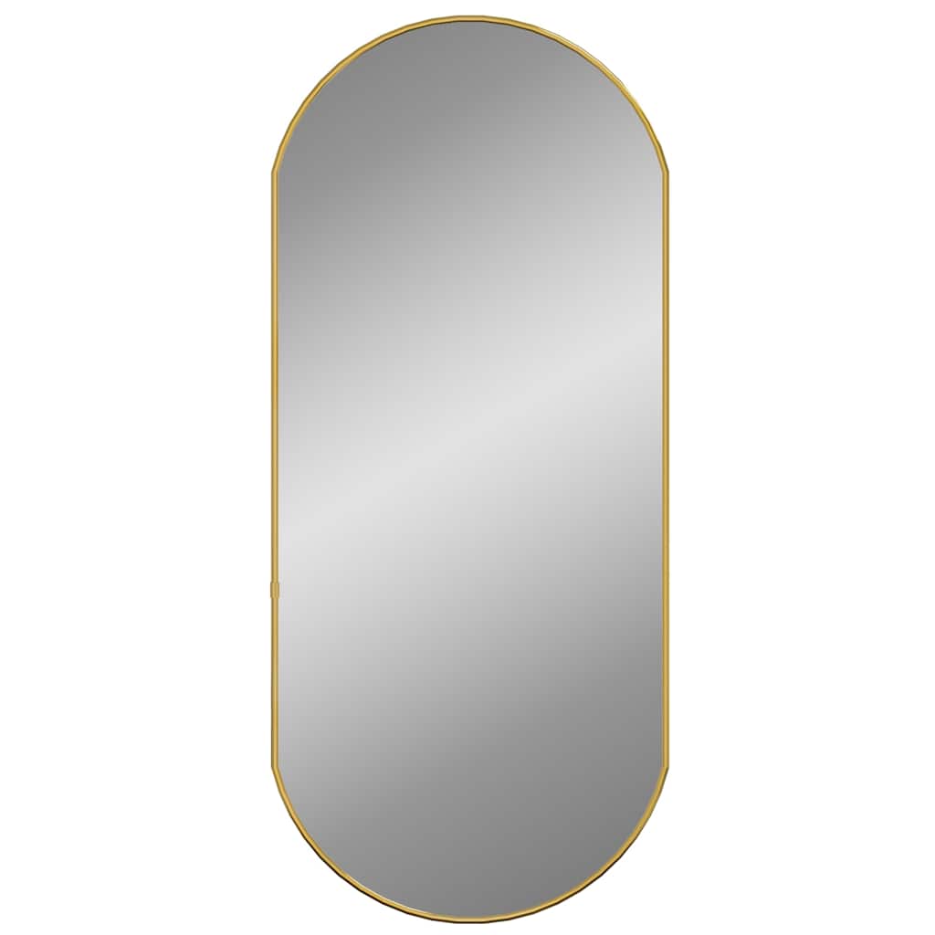 Wandspiegel Silbern 50x20 cm Oval