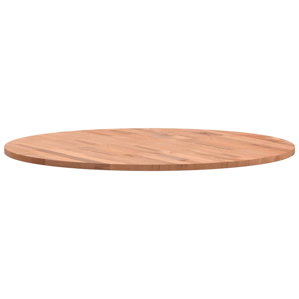 Tischplatte Ø30x1,5 cm Rund Massivholz Buche