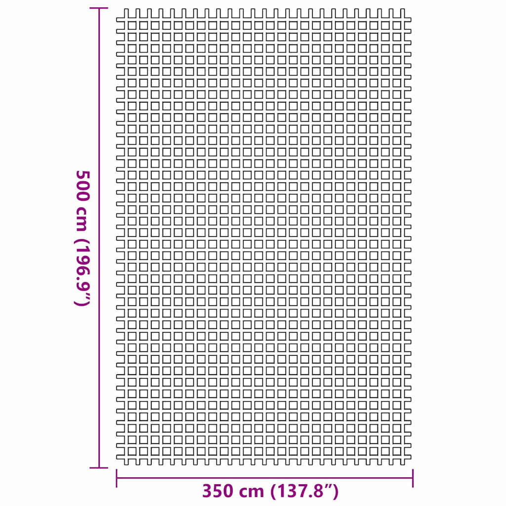 Zeltteppich Anthrazit 4x2 m