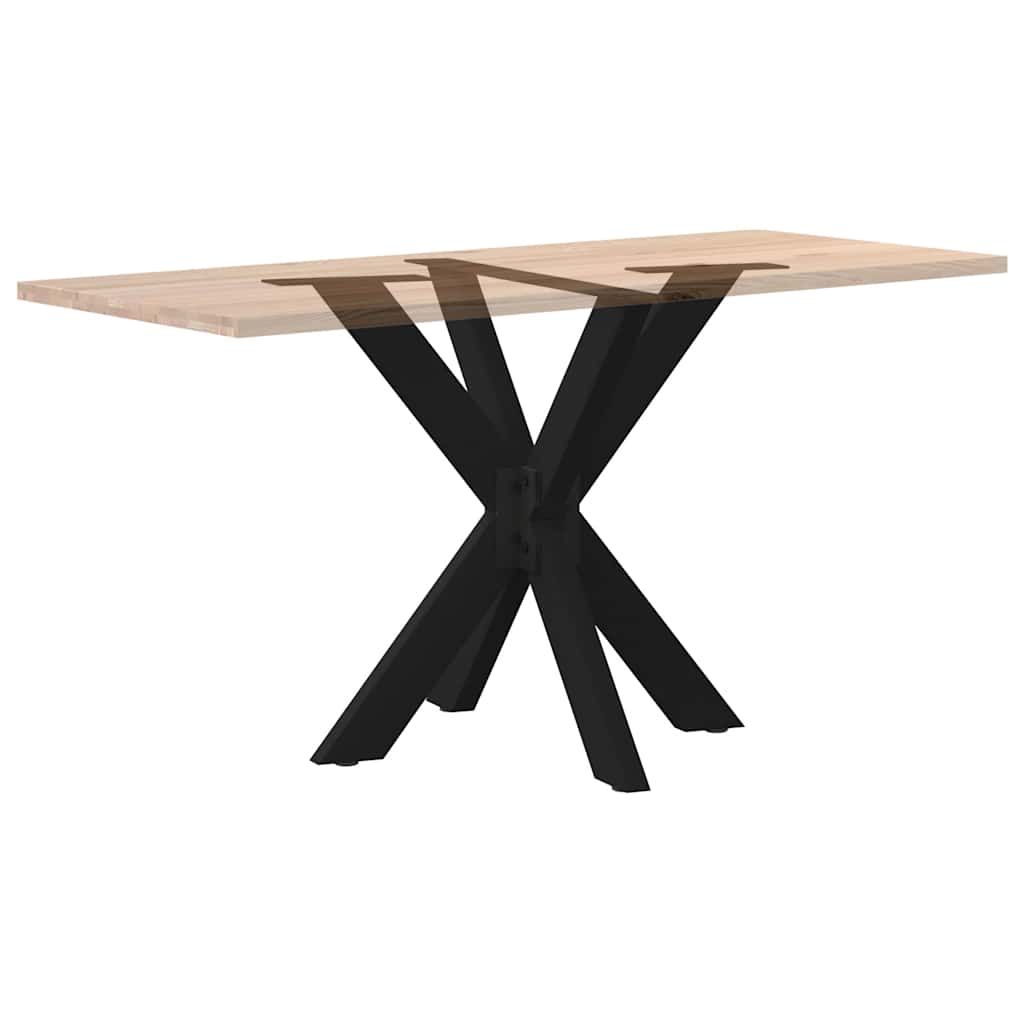 Couchtischbein in Spinnenform Naturstahl 98x58x(42-43) cm Stahl