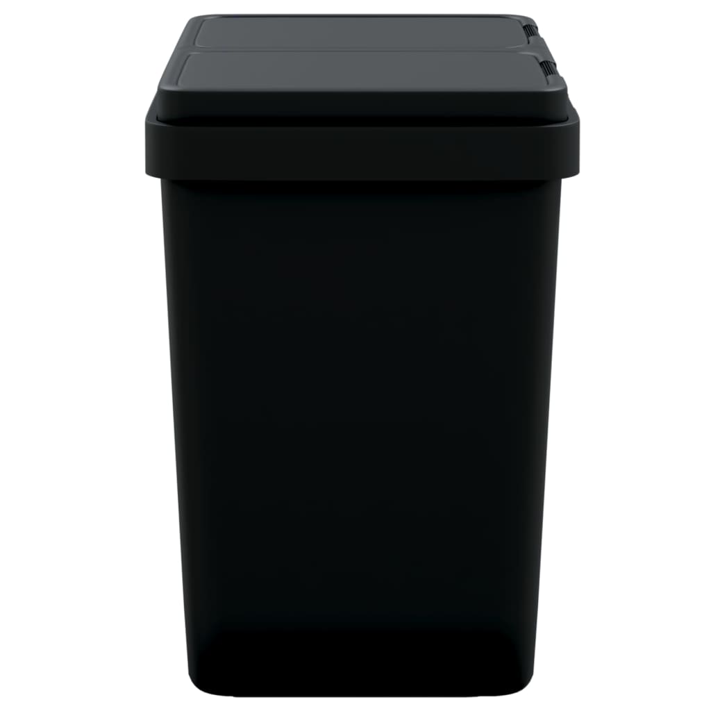 Duo Mülleimer Weiß 2x25 L