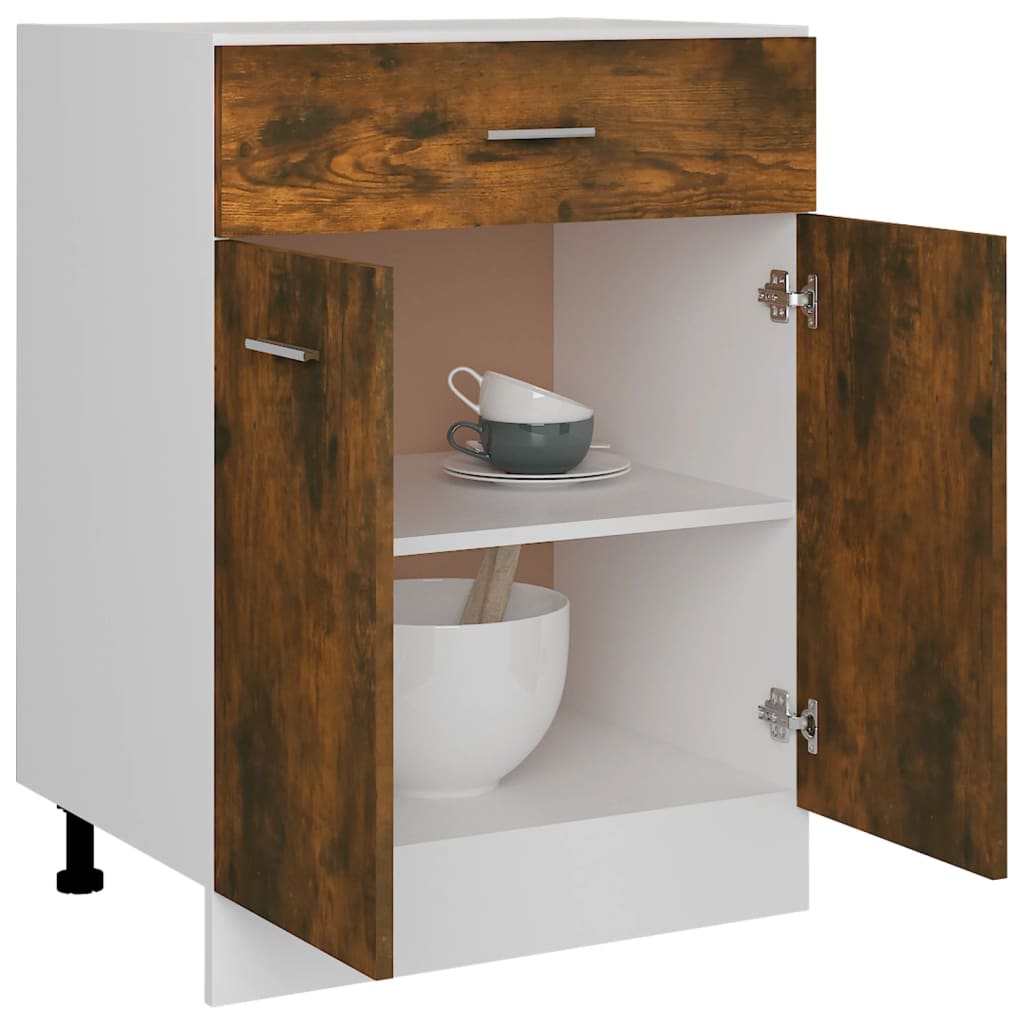 Unterschrank Lyon Weiß 60x46x81,5 cm Holzwerkstoff