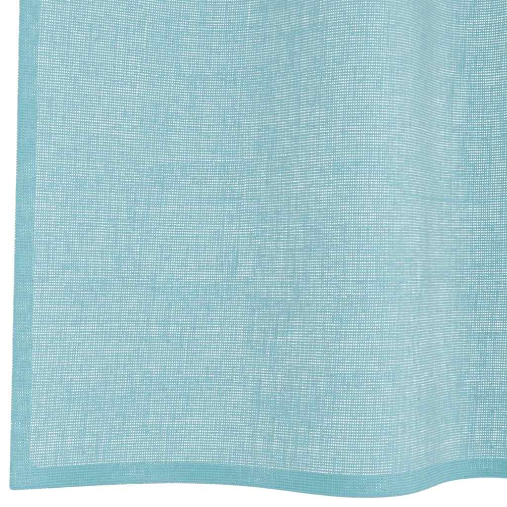Voile Vorhänge mit Ösen 2 Stk. Apfelgrün 140x140 cm