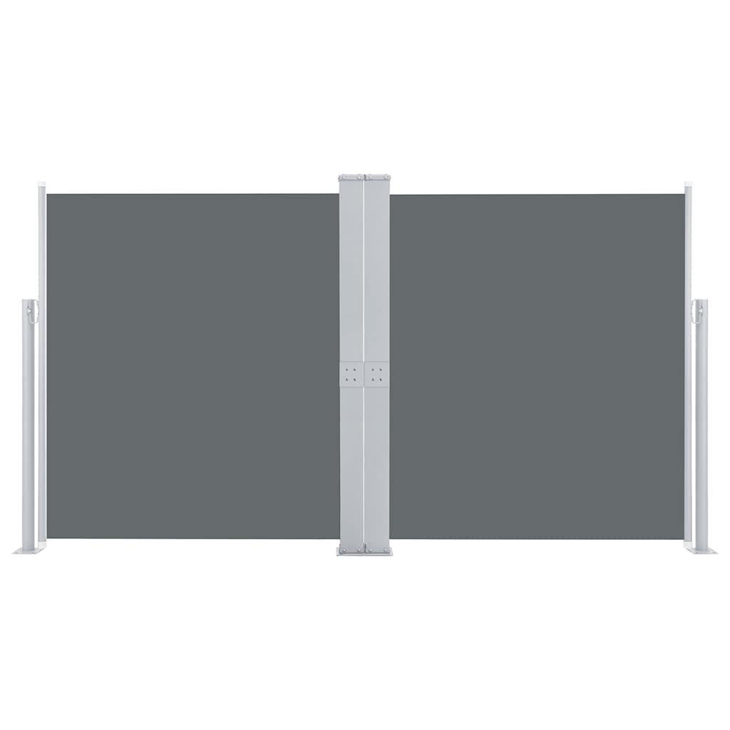 Ausziehbare Seitenmarkise 160×600 cm Braun