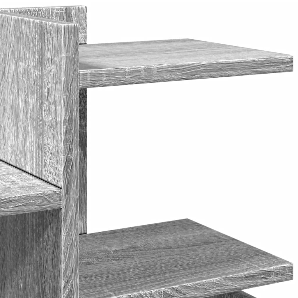 Schreibtisch-Organizer Weiß 49x20x52,5 cm Holzwerkstoff