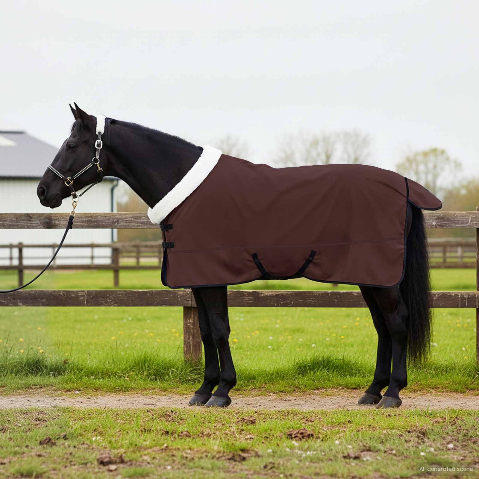 Pferdedecke Volles Aqua 75 cm Polarfleece