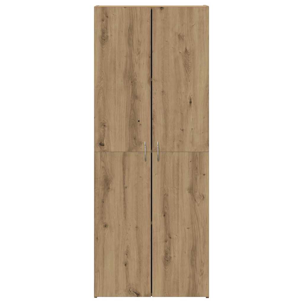 Aktenschrank Weiß 60x32x153 cm Holzwerkstoff