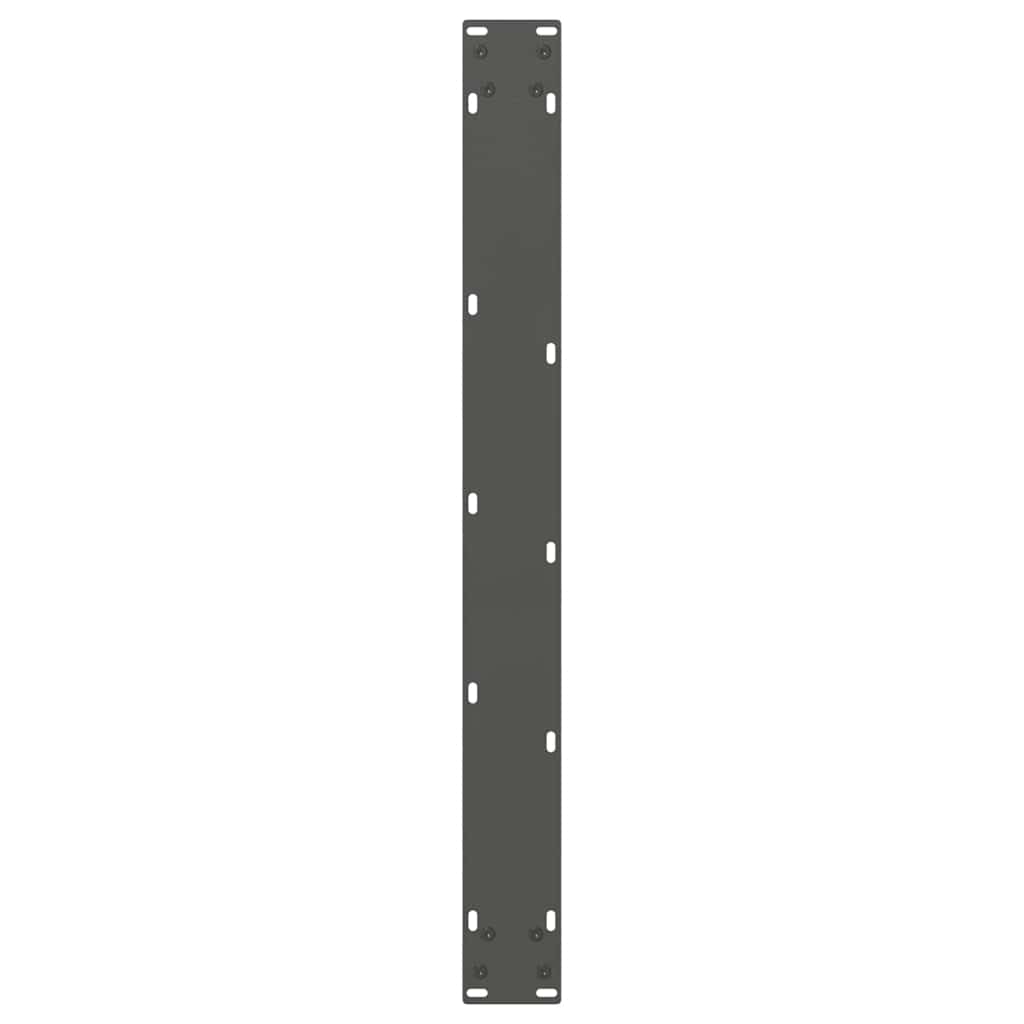 Couchtischbeine V-Form 2 Stück Schwarz 30x(30-31,3) cm Stahl