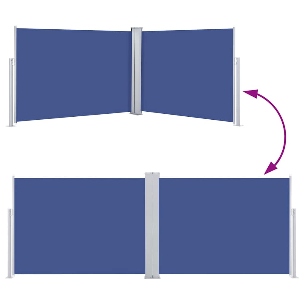 Ausziehbare Seitenmarkise 160×600 cm Braun