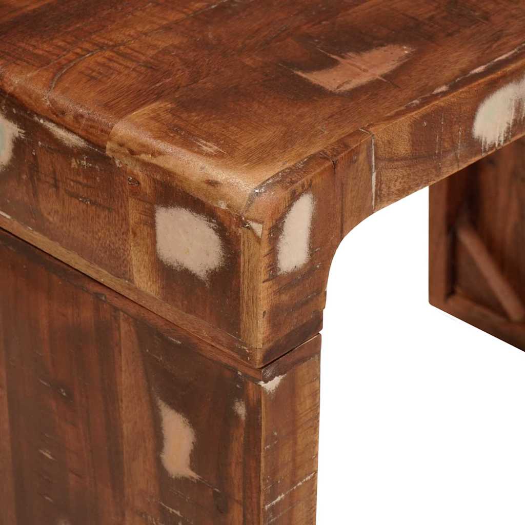 Beistelltisch Braun 60 x 35 x 46 cm Massivholz Mango