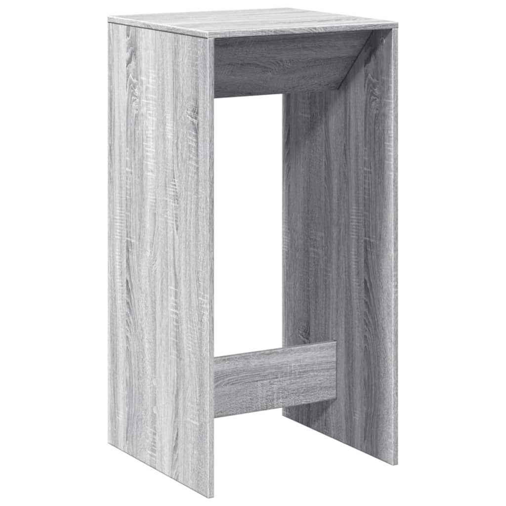 Bartisch Schwarz Eichen-Optik 102 x 50 x 103,5 cm Holzwerkstoff