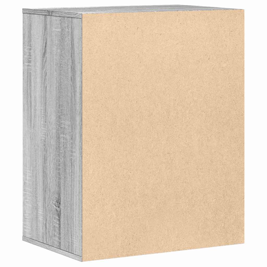 Schubladenschrank Schwarz Eichen-Optik 41 x 40 x 58 cm