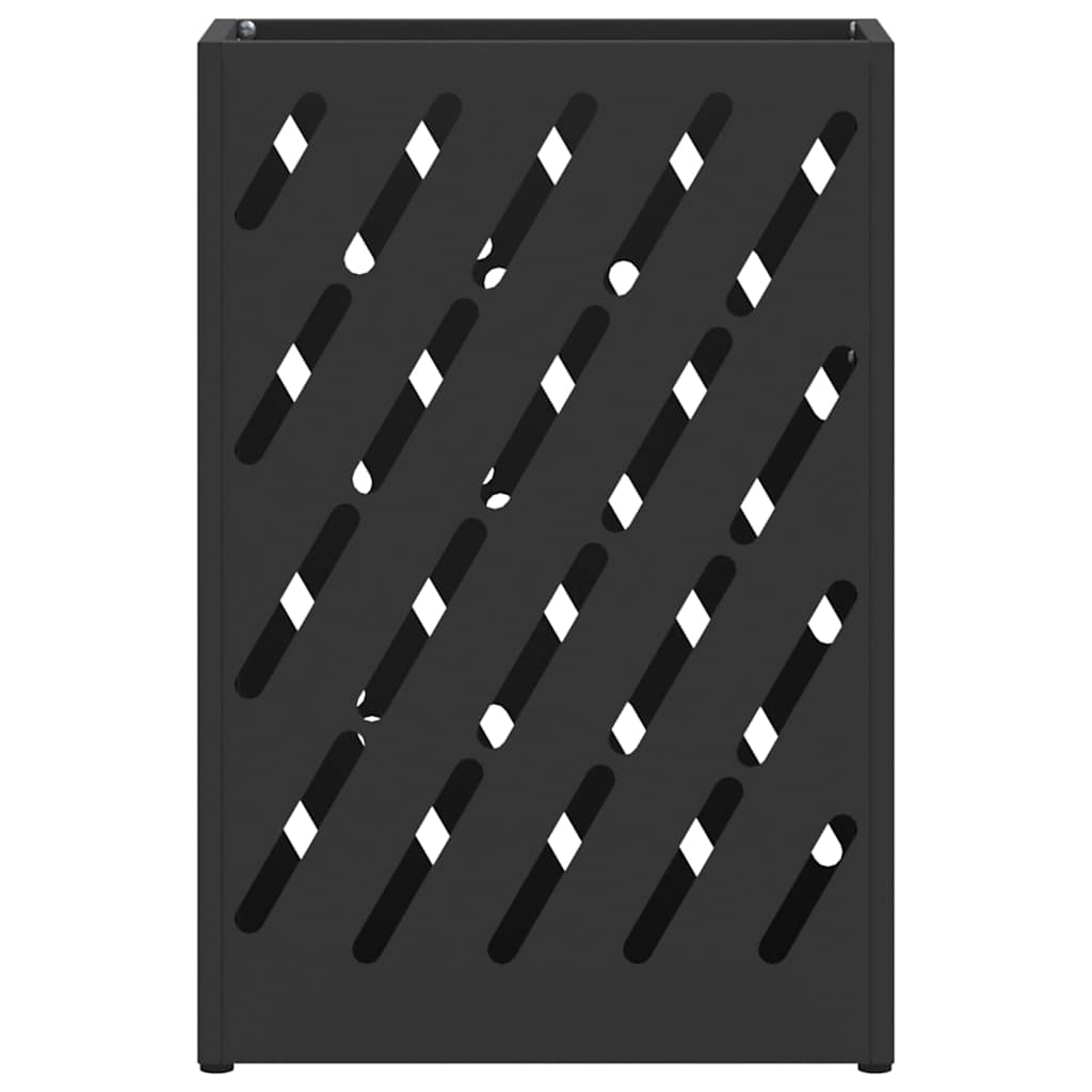 Regenschirmständer Schwarz 28 x 12 x 41 cm Stahl
