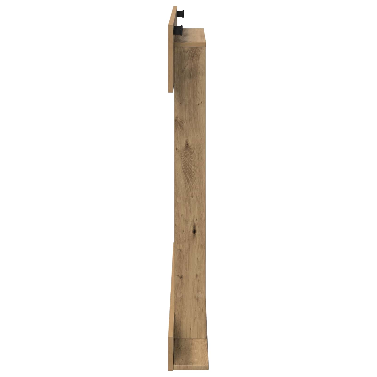 Billardqueue-Ständer Holzwerkstoff 93 x 12 x 103 cm Weiß