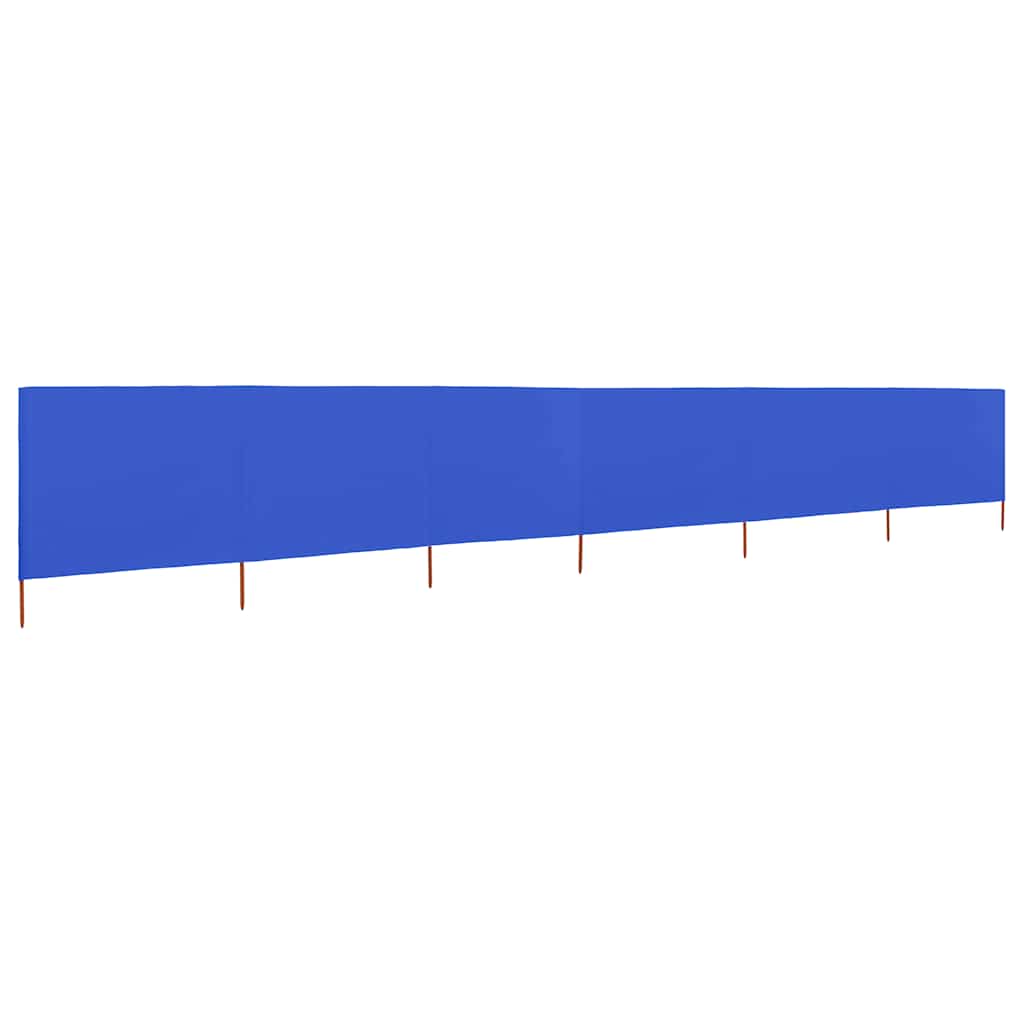 3-teiliges Windschutzgewebe 400 x 120 cm Weiß