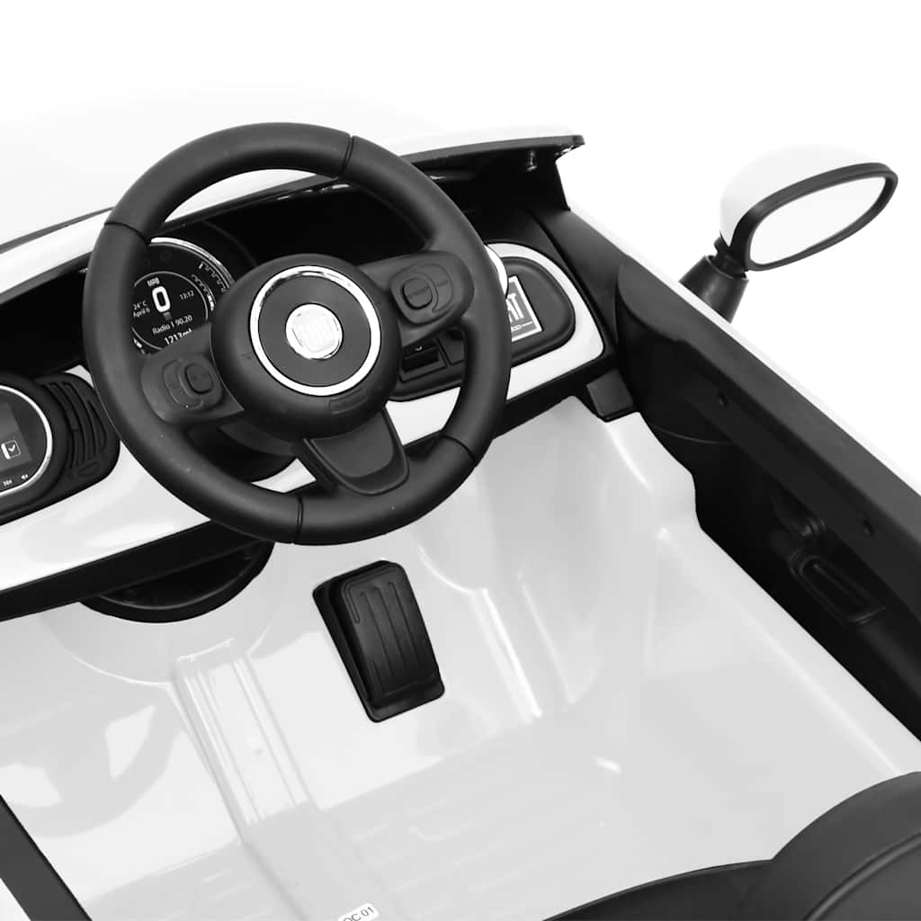 Kinder-Elektroauto Fiat 500 Rot