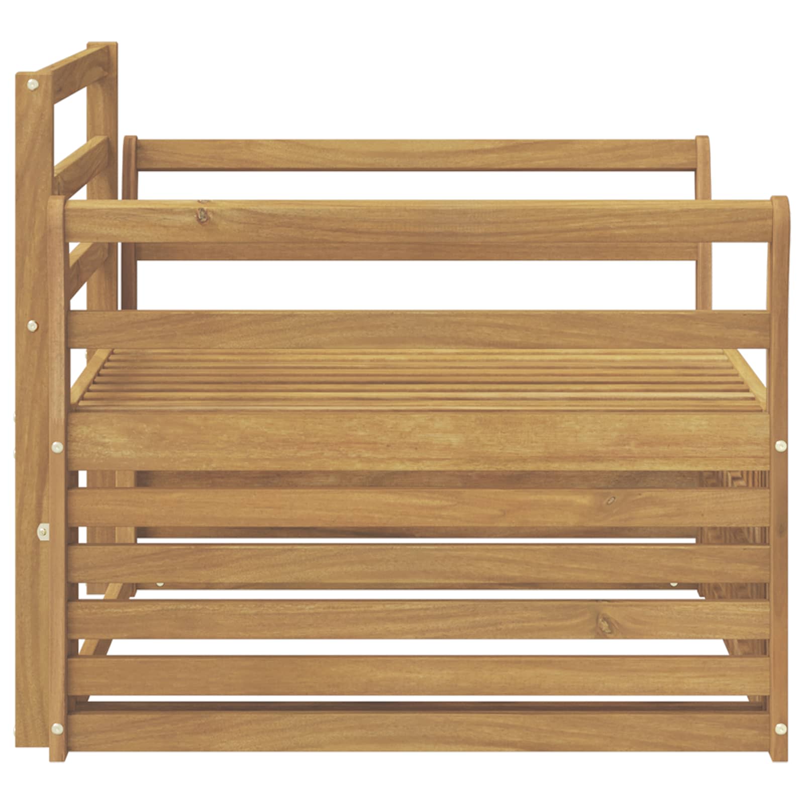 2 Stück Outdoor-Sofa Natur