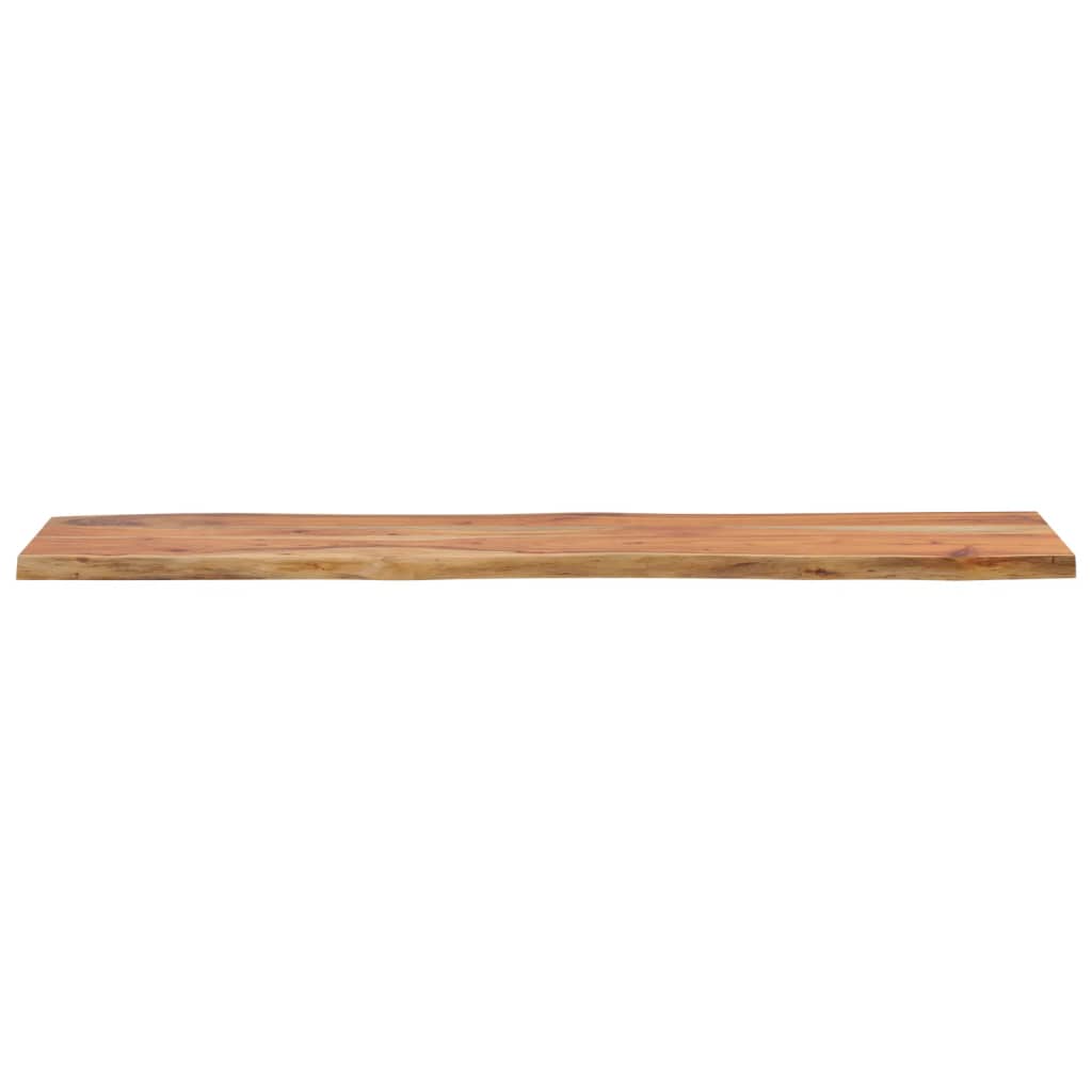 Tischplatte 40x40x2,5 cm Rechteckig Massivholz Akazie Baumkante