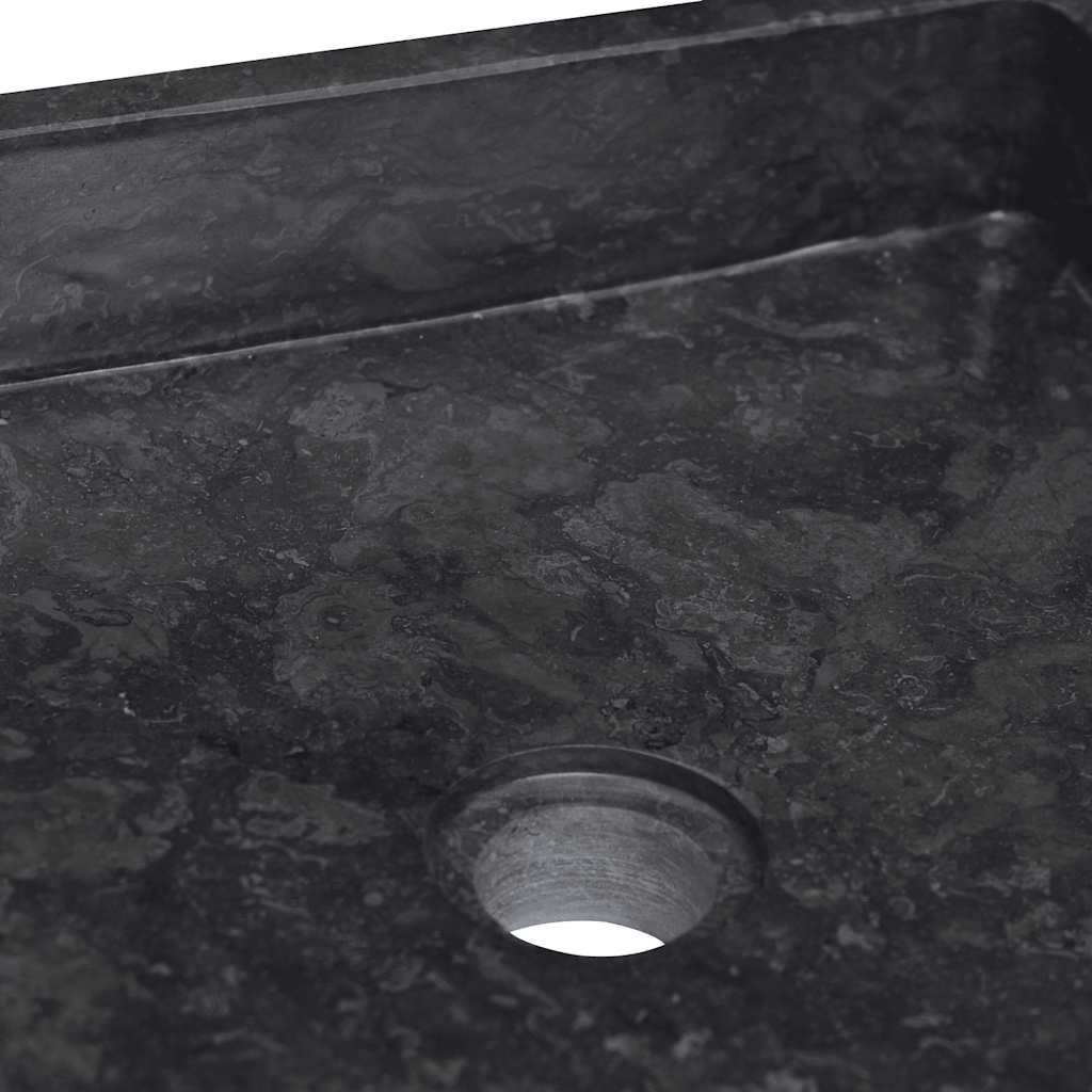 Waschbecken Creme 40x40x10 cm Marmor