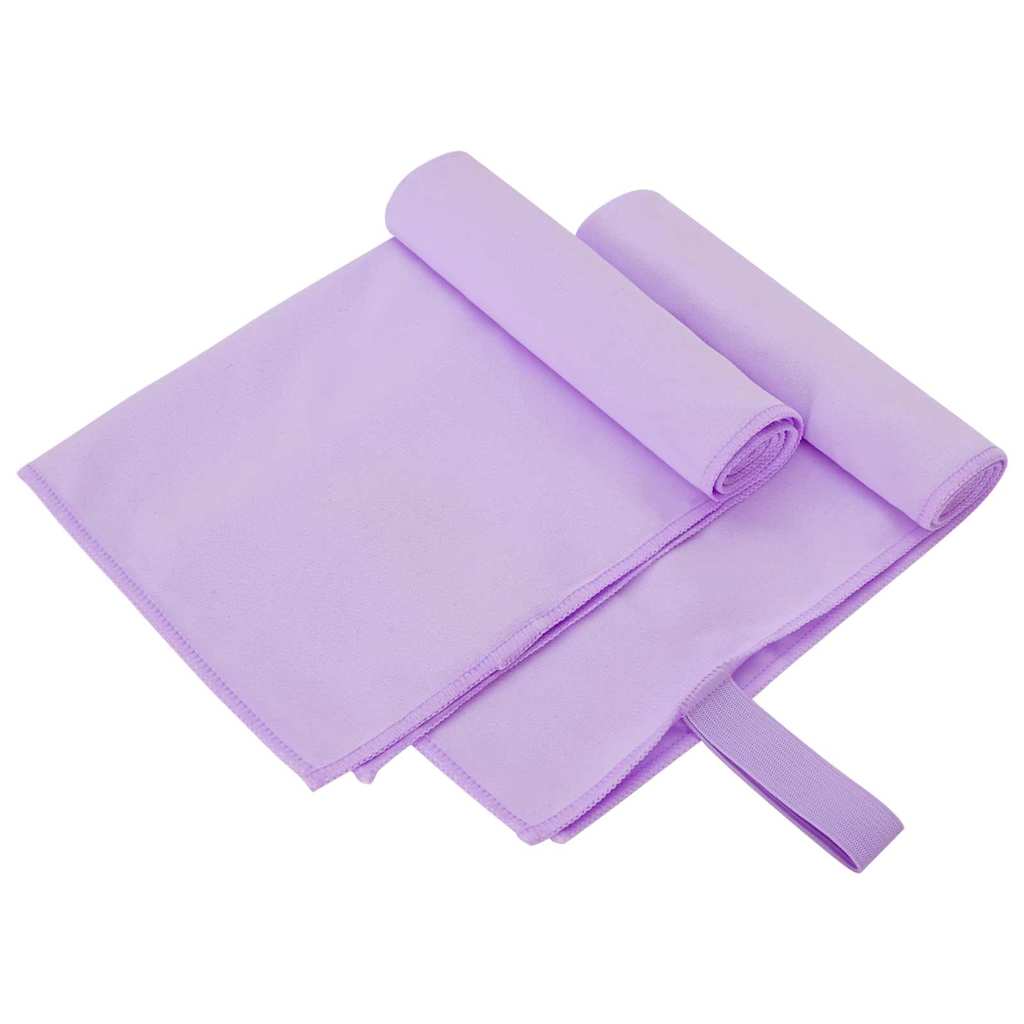 Sporthandtücher 2 pcs Schwarz 50 x 30 cm Polyester und Polyamid