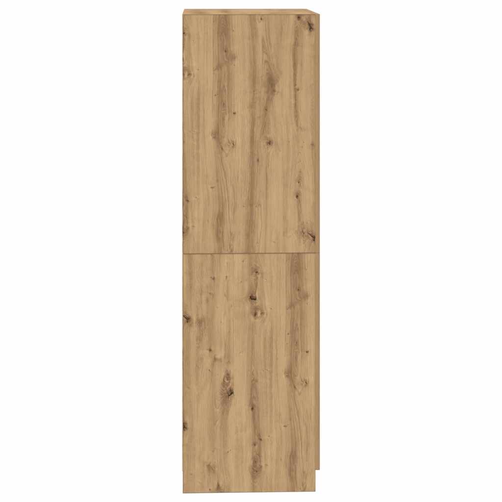 Kleiderschrank Weiß 90x52x200 cm Holzwerkstoff