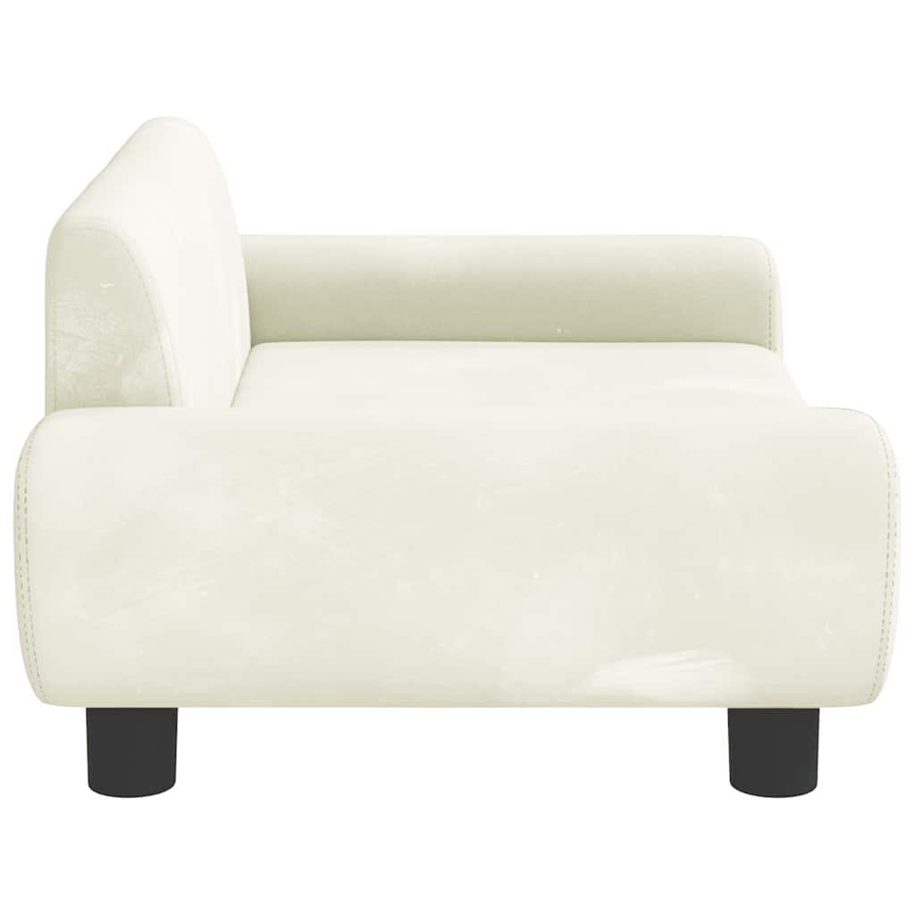 Hundebett Blau 100x54x33 cm Samt