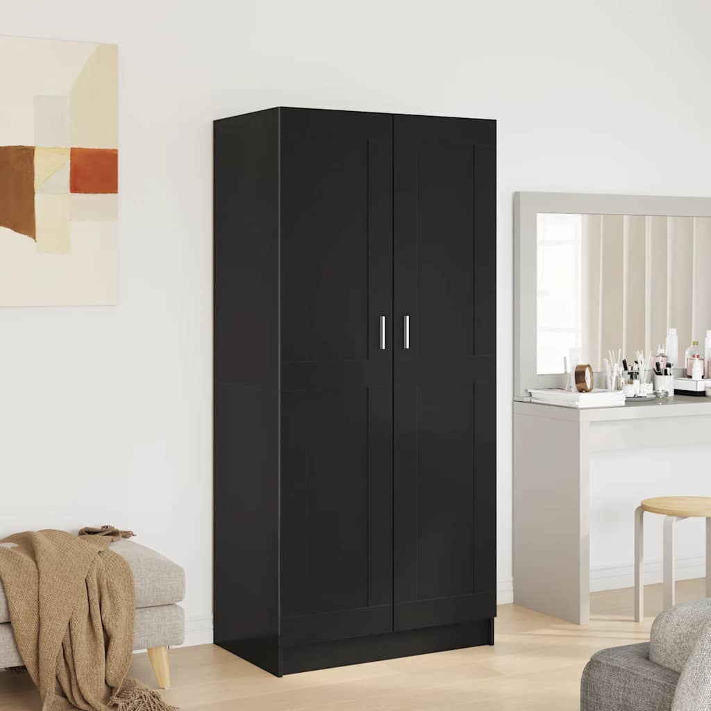 Kleiderschrank Weiß 82,5x51,5x180 cm Holzwerkstoff