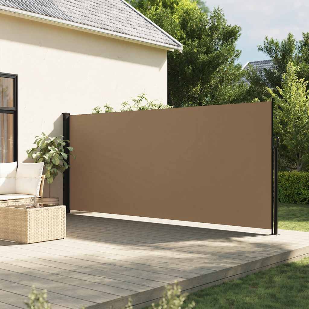 Seitenmarkise Ausziehbar Schwarz 100x300 cm