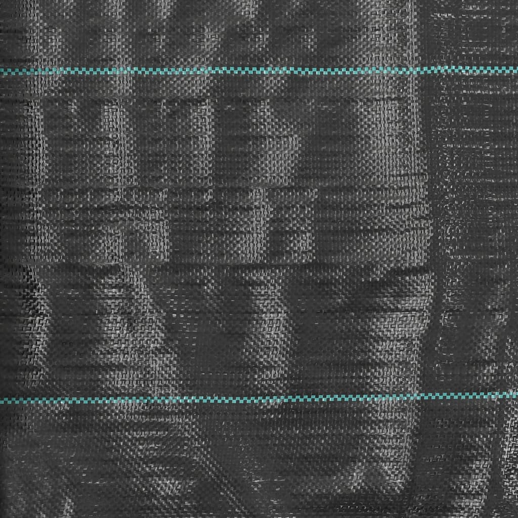 Unkraut- und Wurzelschutzfolie PP 2 x 100 m Schwarz