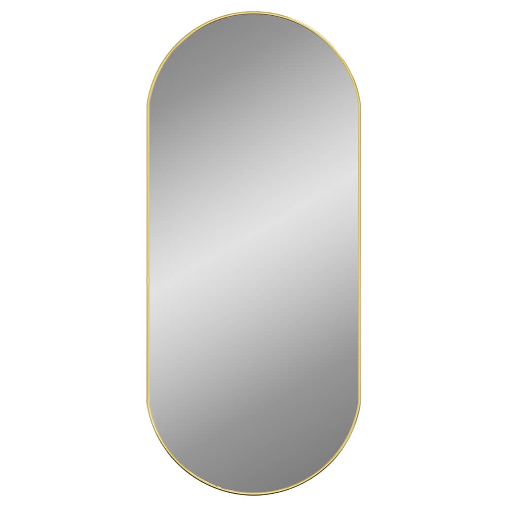 Wandspiegel Silbern 50x20 cm Oval