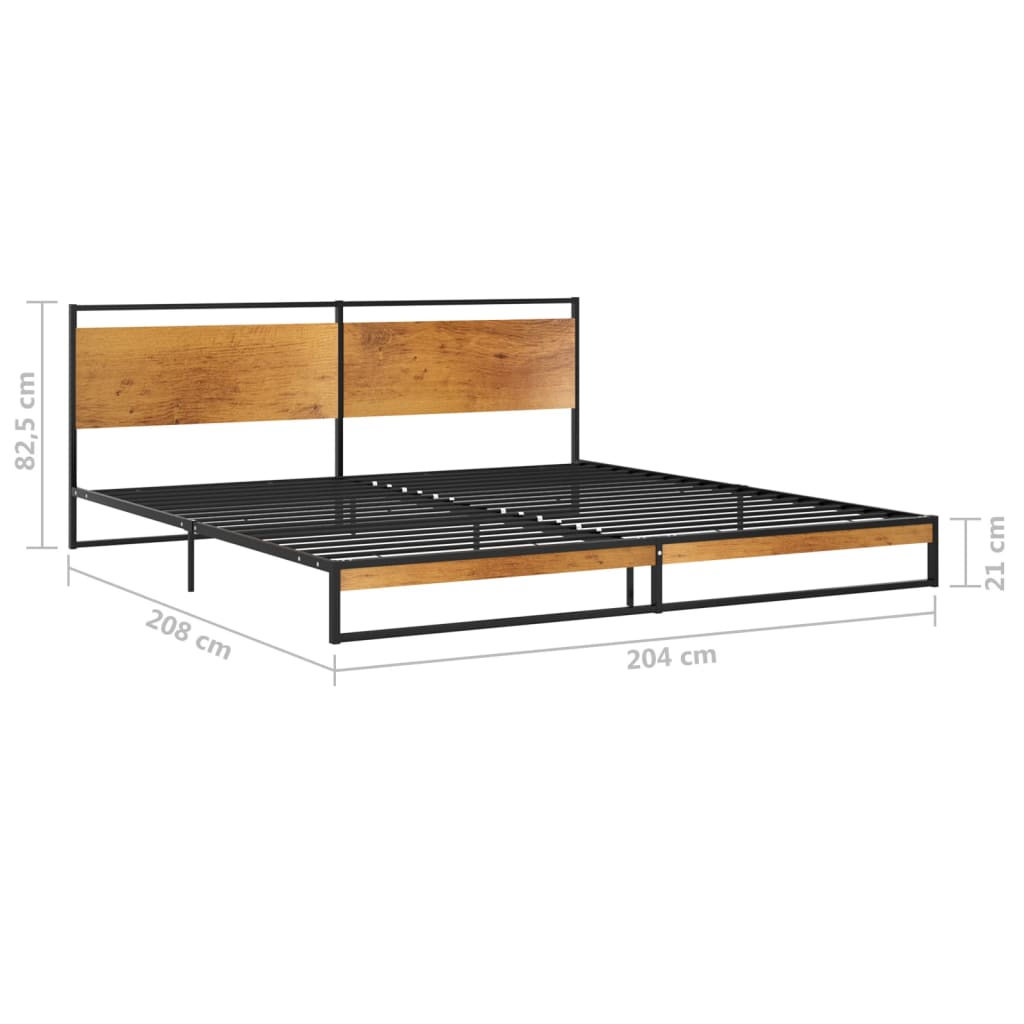 Bettgestell Metall 90x200 cm