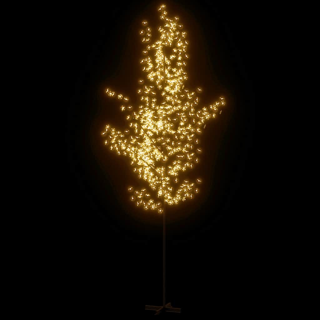 LED-Baum mit Kirschblüten Warmweiß 368 LEDs 300 cm