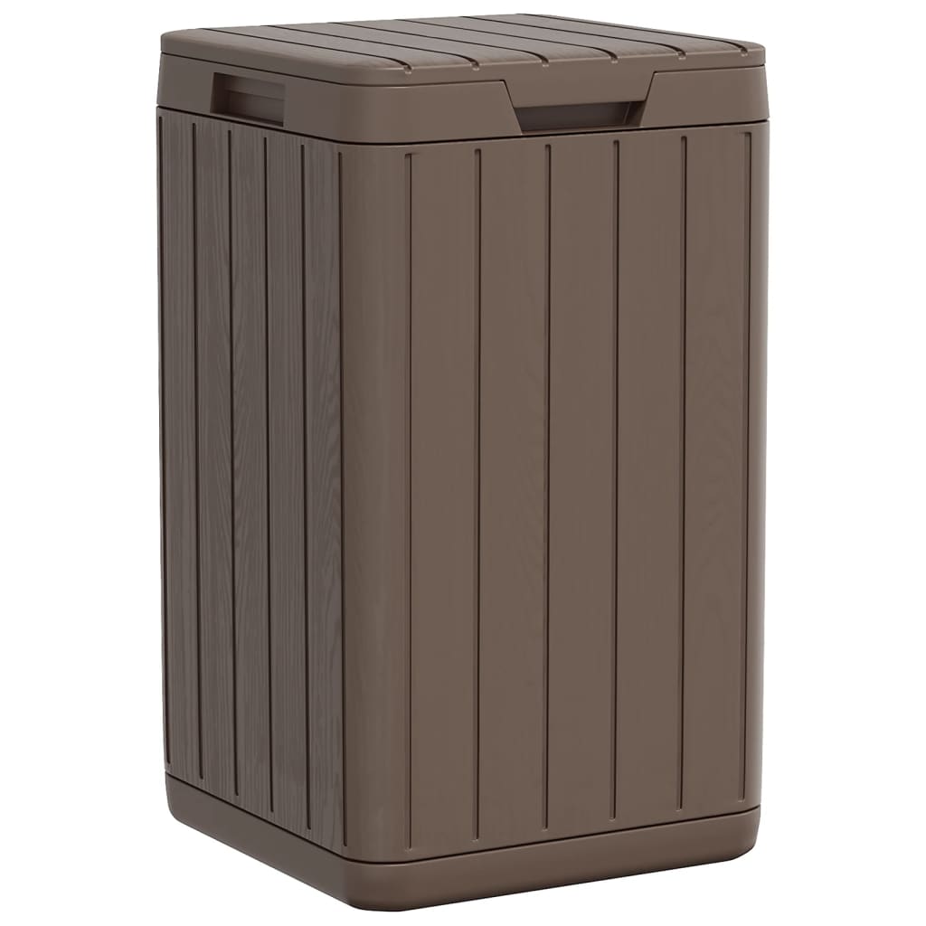 Outdoor-Mülltonne Anthrazit 38x38x65 cm PP