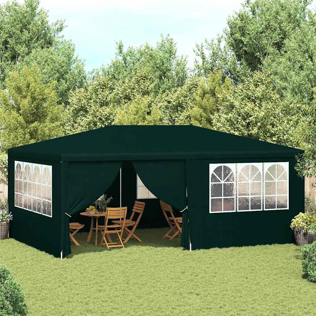 Party-Zelt Rot 200 x 200 x 240 cm PE und Stahl