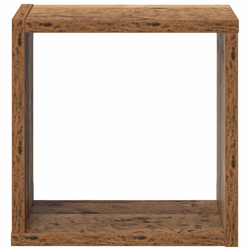 Würfelregale 2 Stk. Weiß 30x15x30 cm