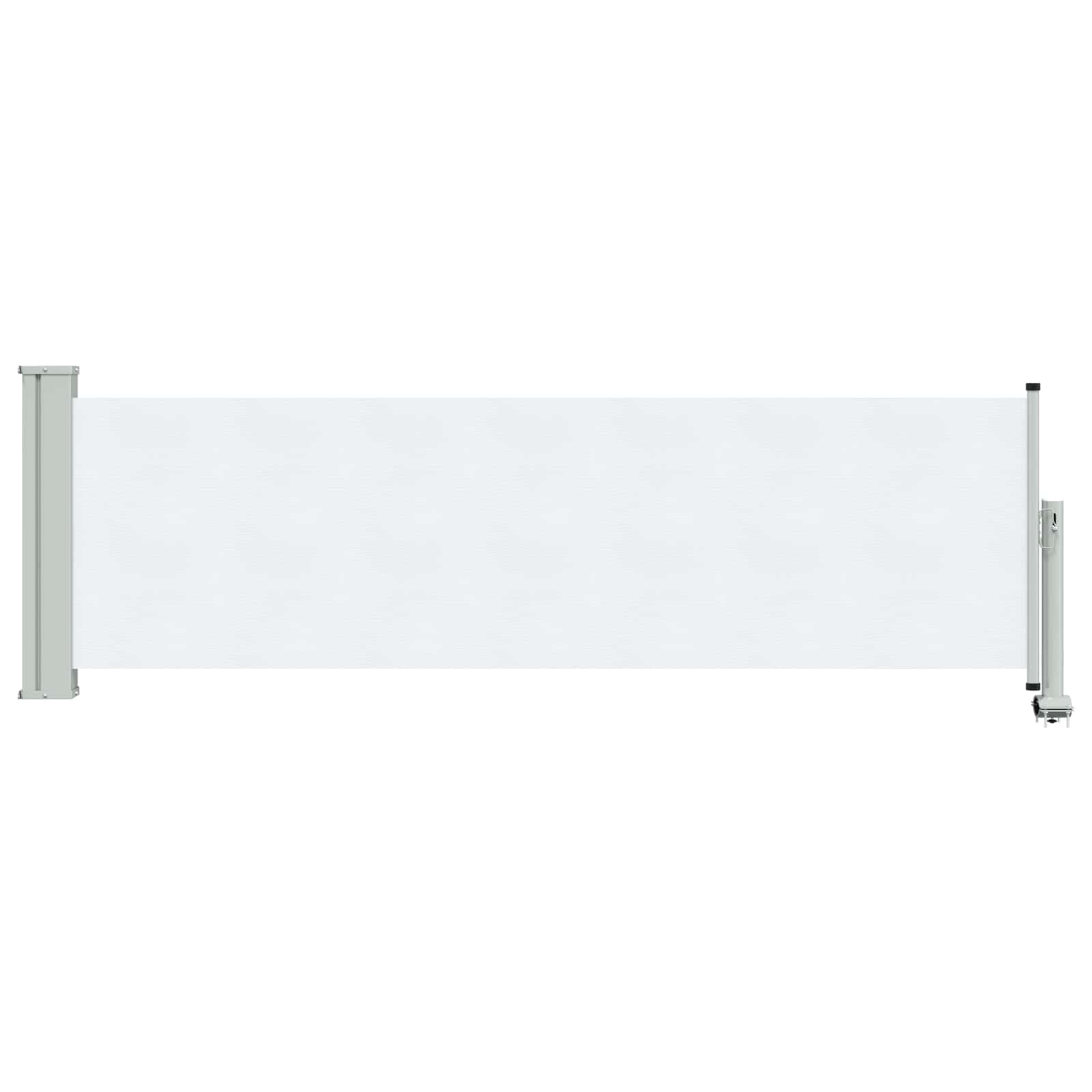 Seitenmarkise 60 x 300 cm 100% Polyester Eisen Stahl