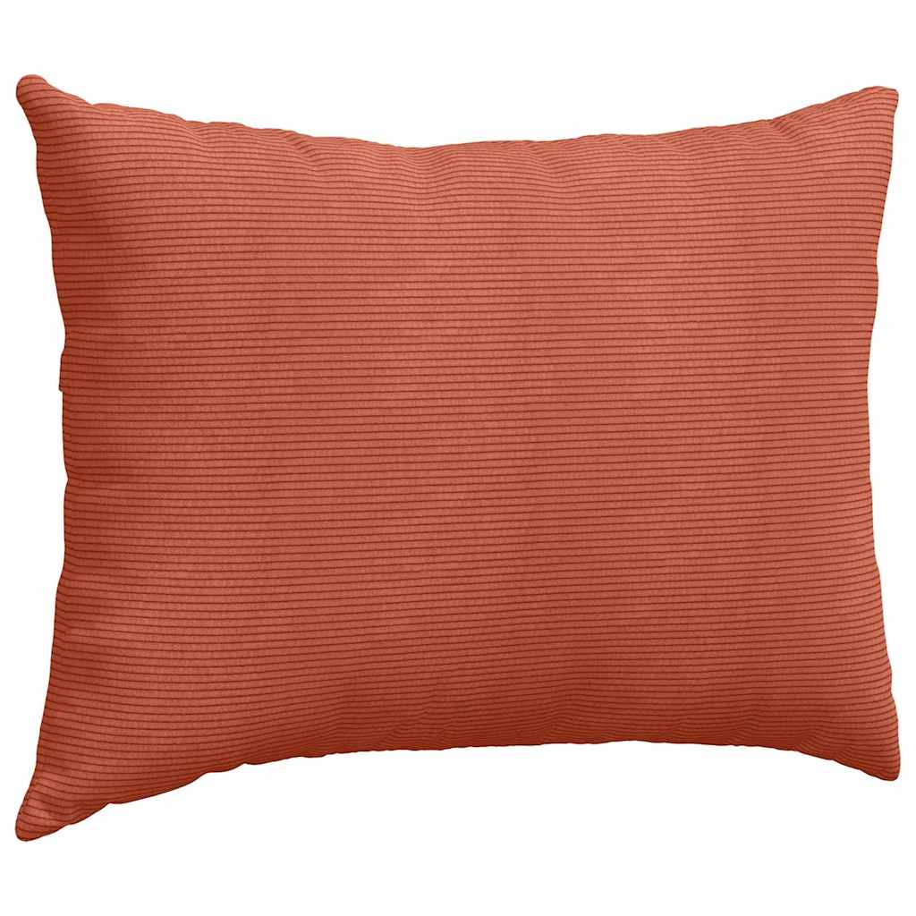 Sofakissen 2 Stück Hellgrau 50 x 30 cm Cordstoff