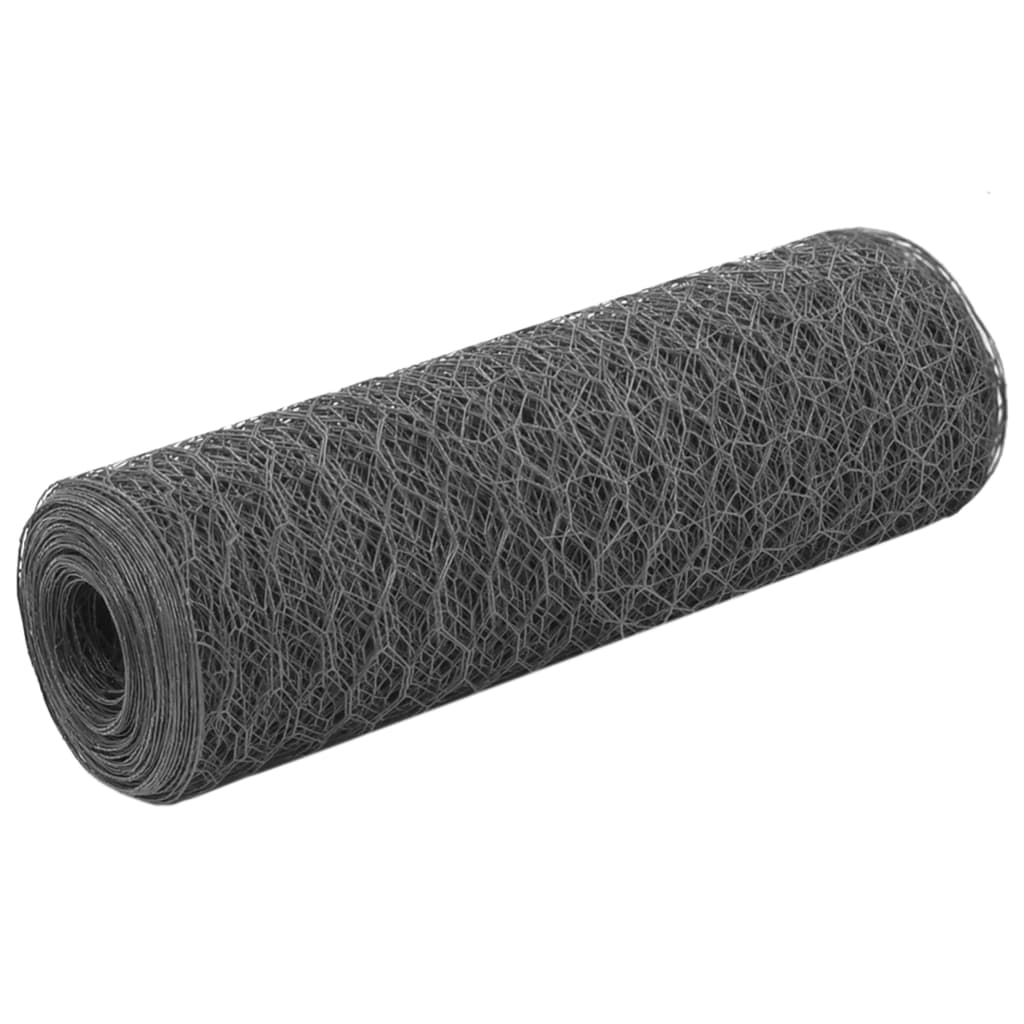 Drahtzaun mit PVC-Beschichtung 25x0,75 m Grün