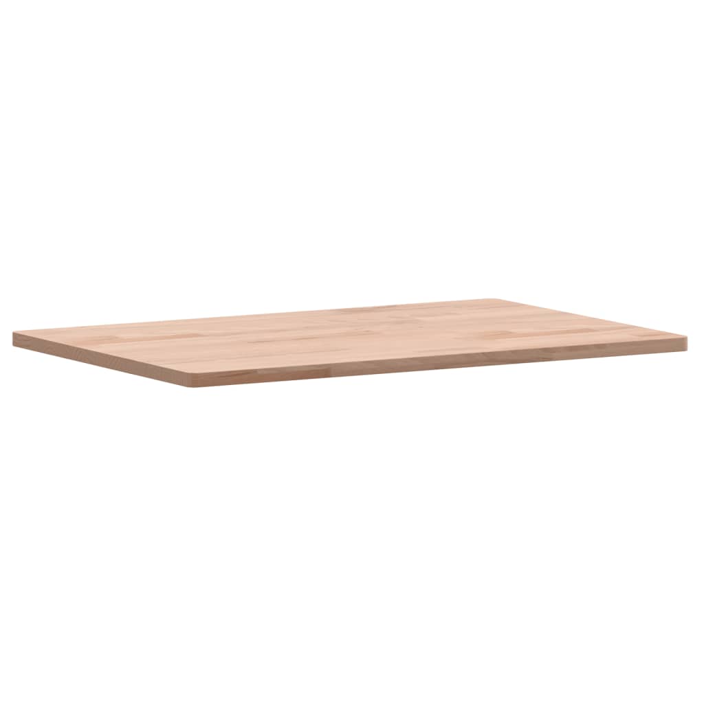 Tischplatte 80x40x1,5 cm Rechteckig Massivholz Buche