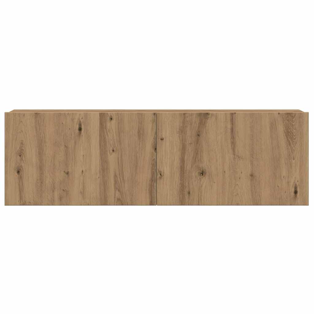 4-tlg. TV-Schrank-Set Weiß Holzwerkstoff