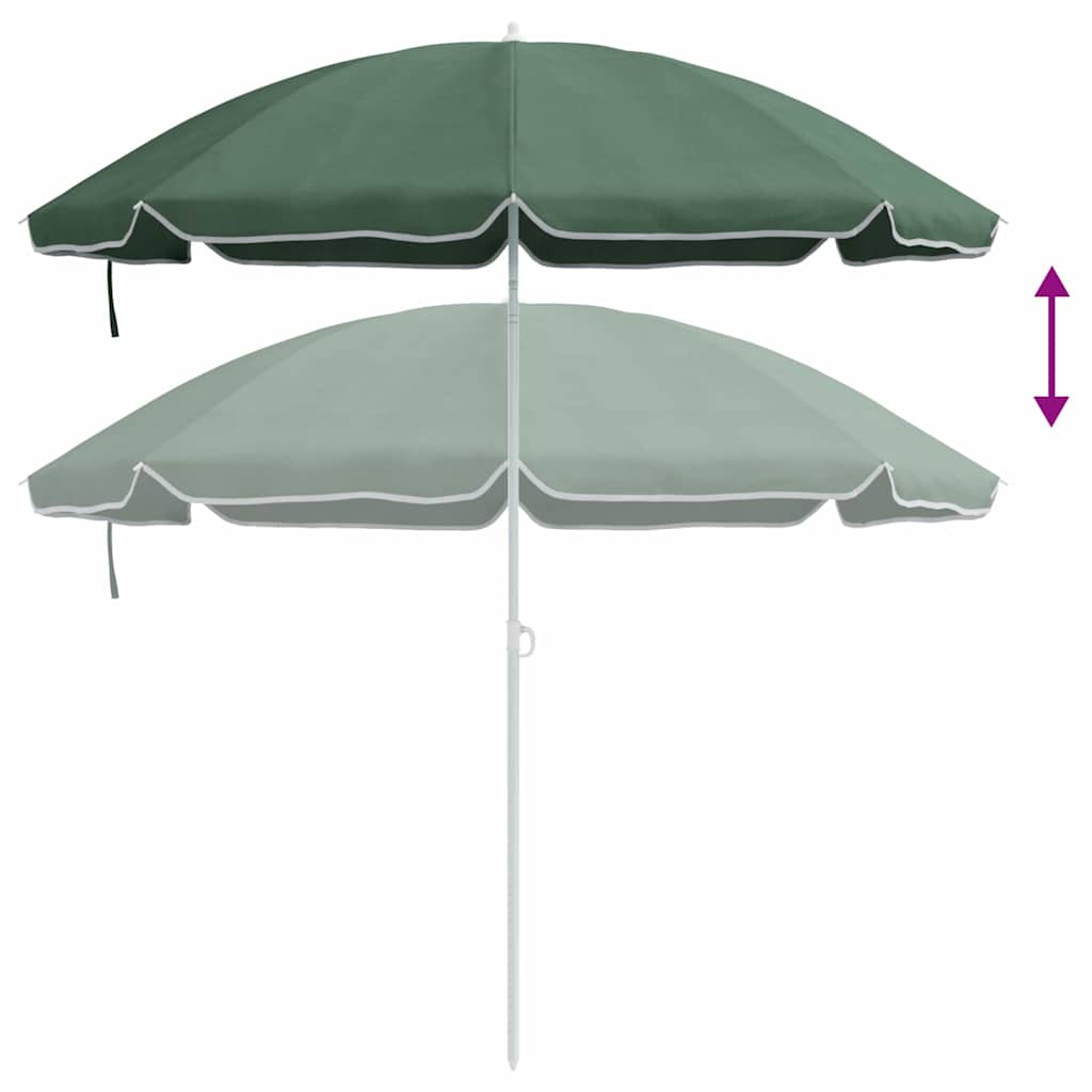 Sonnenschirm mit Stahlmast Sandfarbe 180 cm