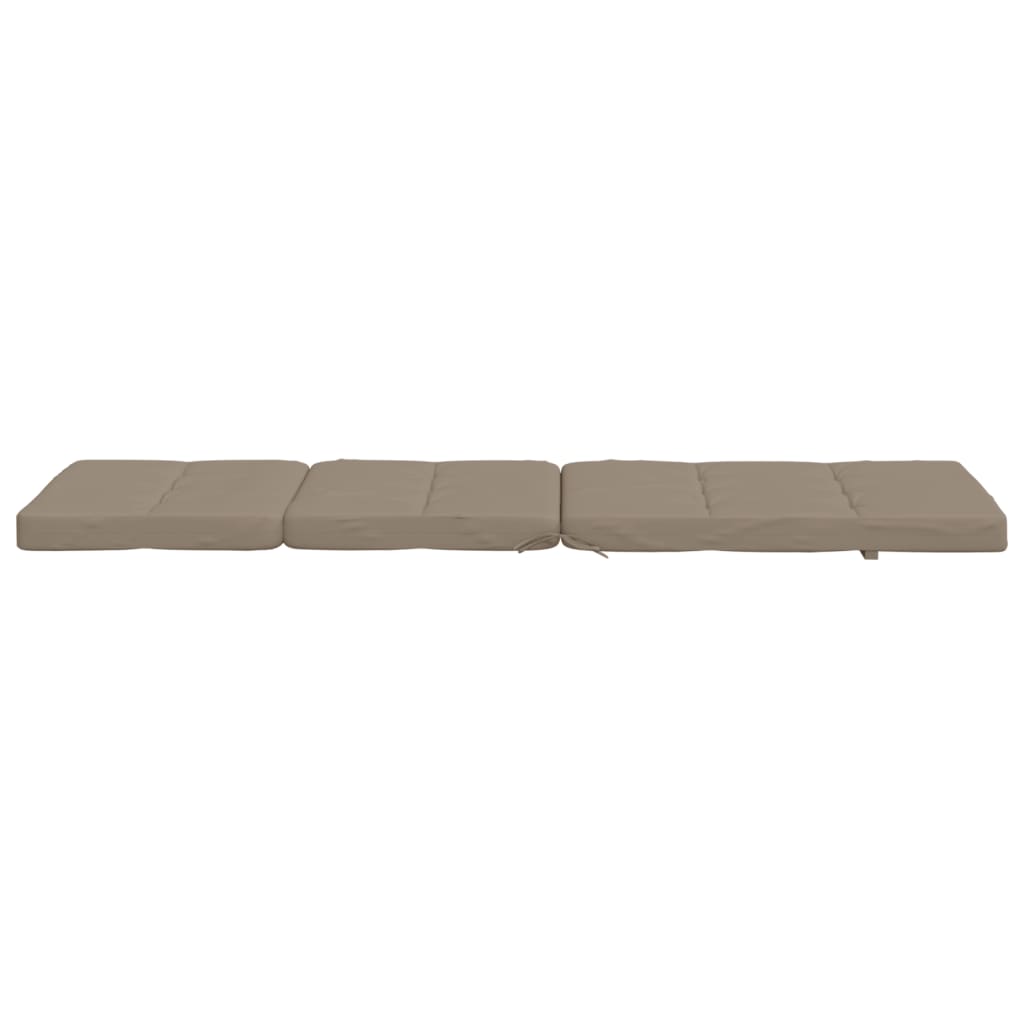Liegestuhl-Auflagen 2 Stk. Creme Oxford-Gewebe