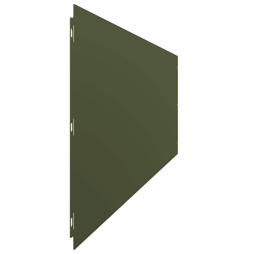 Raseneinfassung 10 pcs 10 x 103 cm Wetterfeststahl Rostig