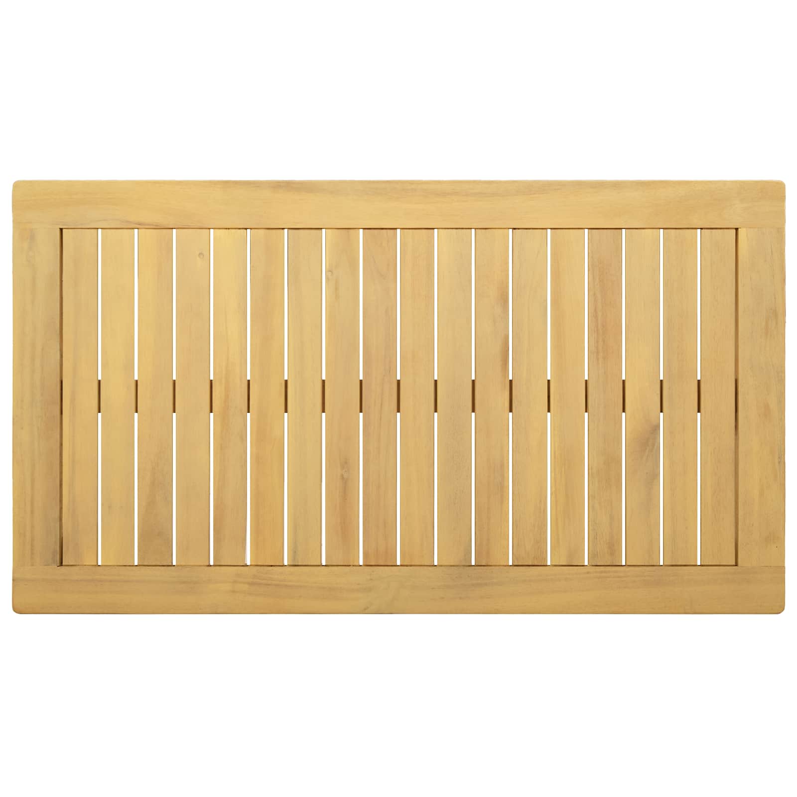 Couchtisch Helles Akazienholz 45 x 45 x 36 cm Massivholz Akazie