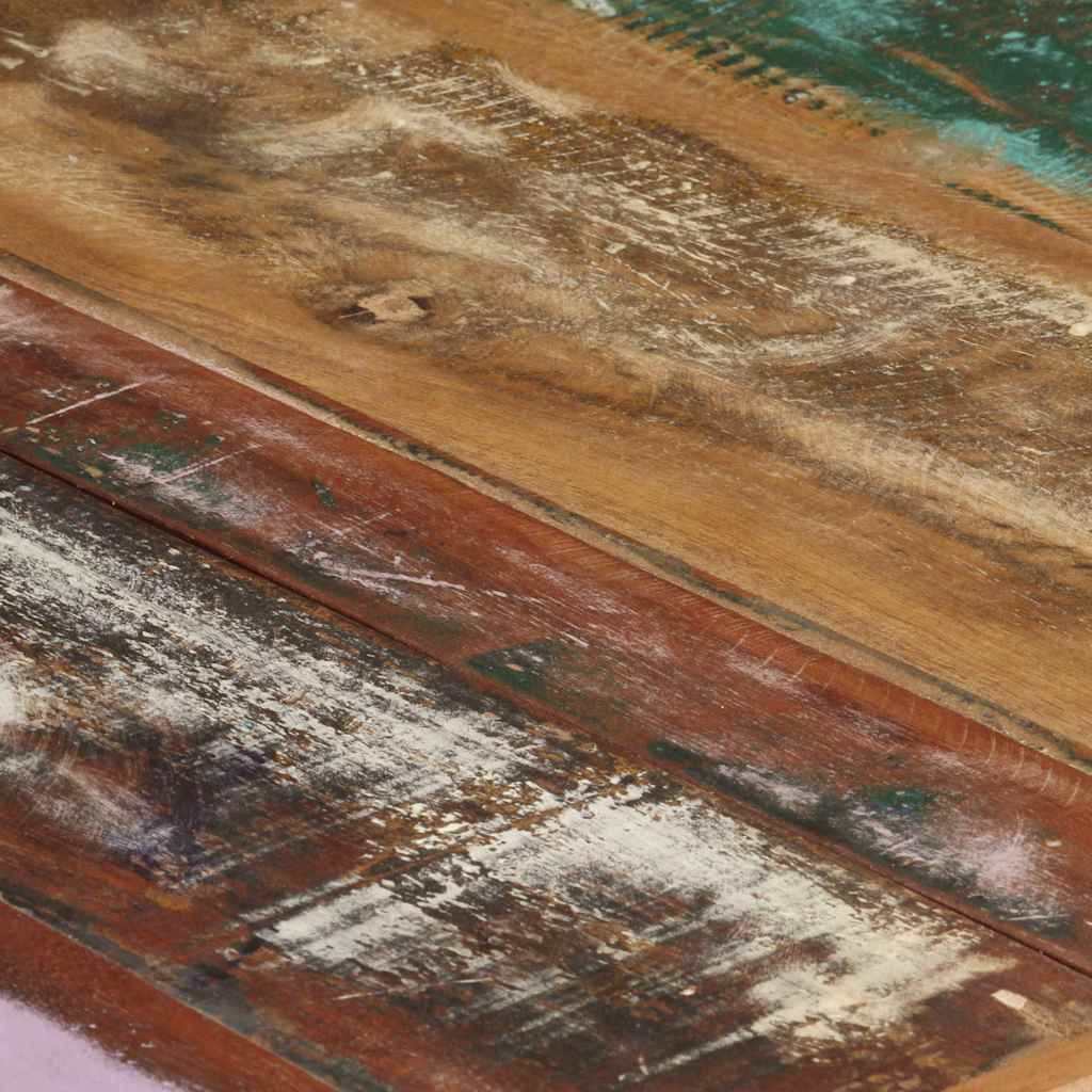 Couchtisch 140x140x40 cm Raues Mangoholz
