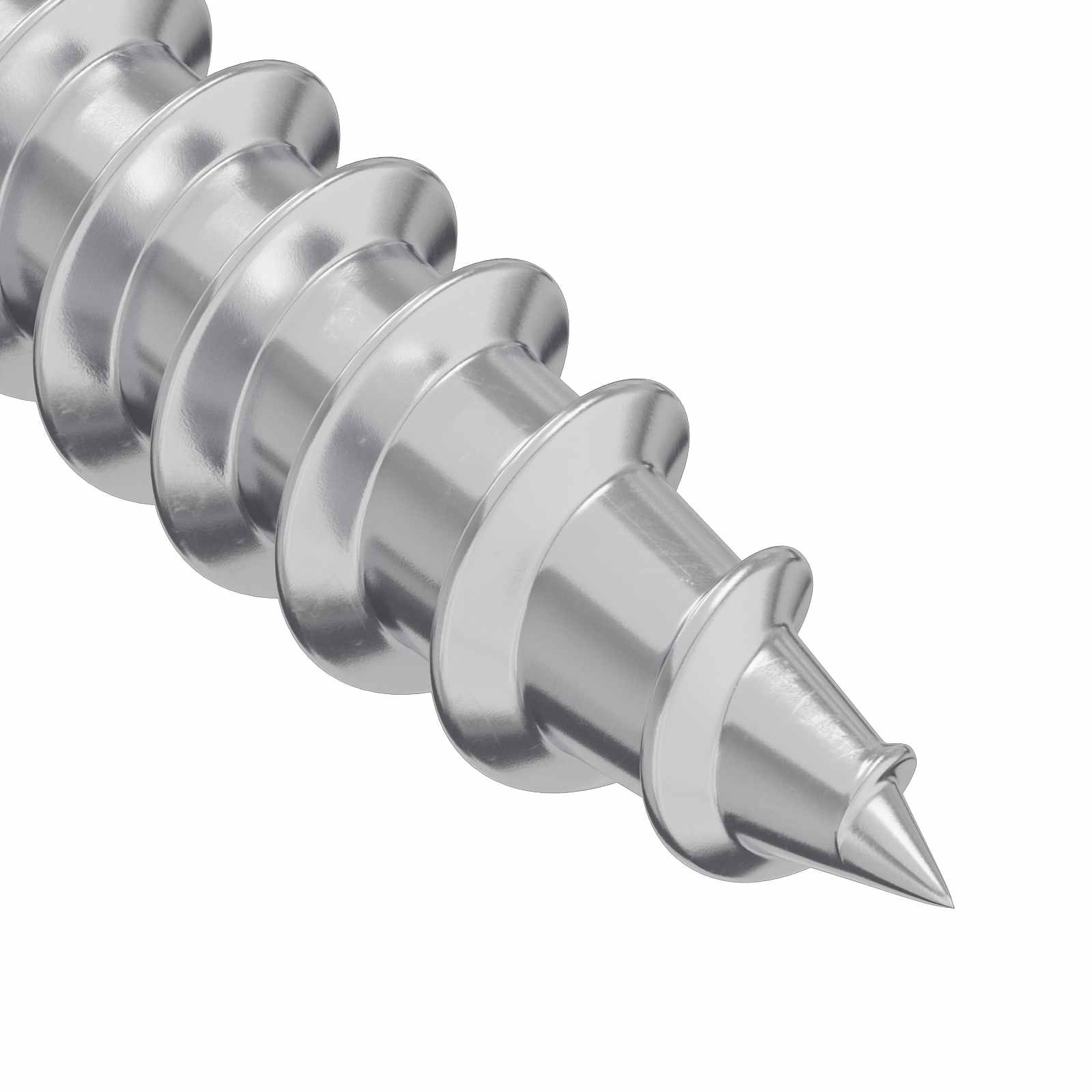Selbstschneidender Nagel 2 pcs Zink-beschichtet 4 x 20 mm Stahl