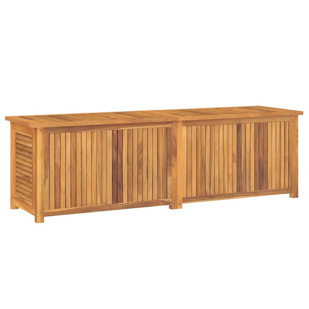 Gartenbox mit Beutel 60x50x58 cm Massivholz Teak