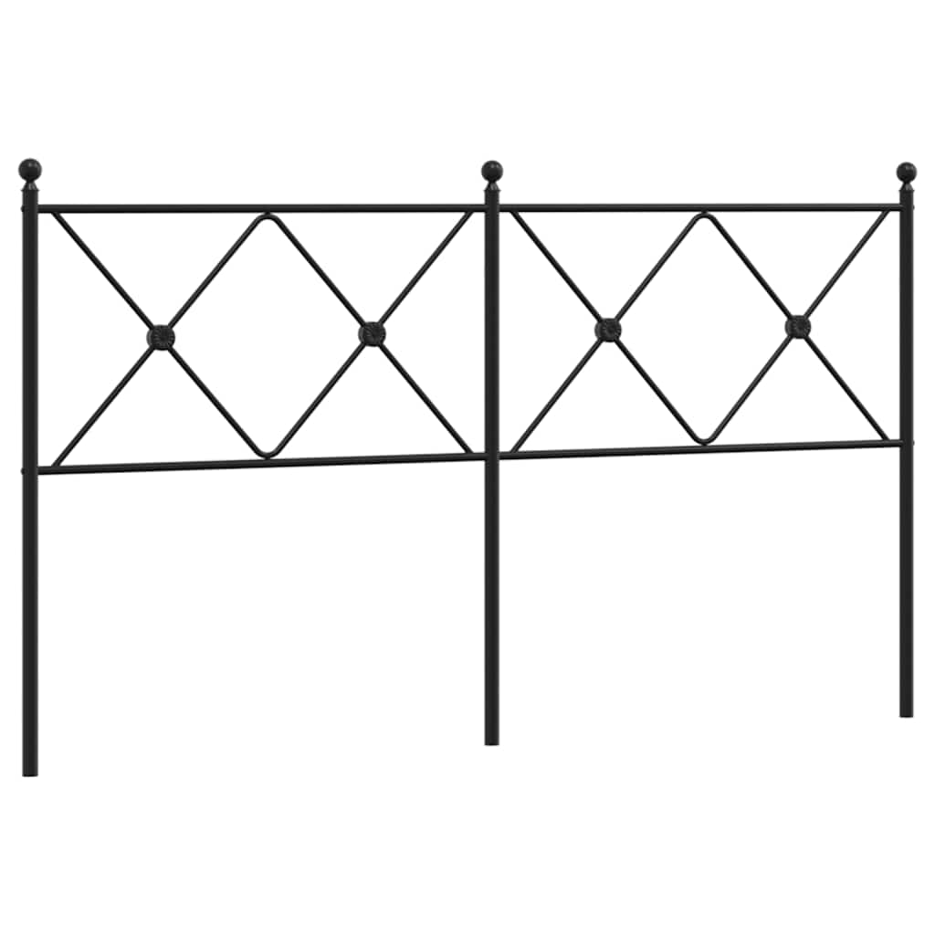 Ersatz-Kopfteil Metall Schwarz 75 cm